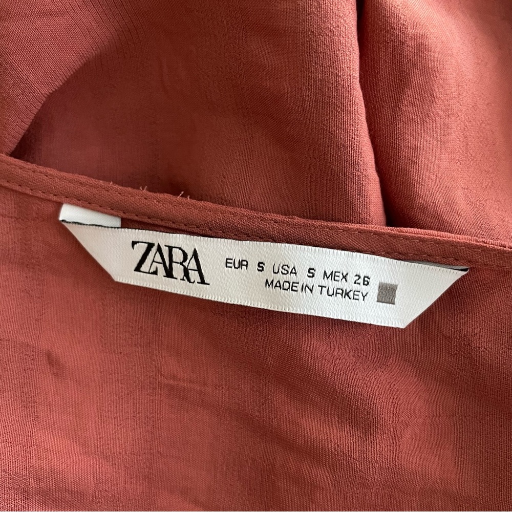 Zara | Ruffled Button Down Blouse - image 2